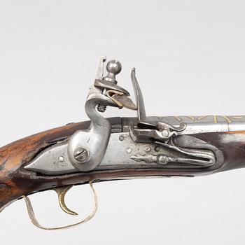 Flintlock pistol, 1820s.