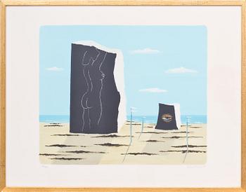 ESAIAS THORÉN, färglitografi, signerad, daterad -77 och numrerad 78/360.