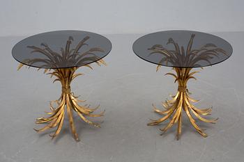 BORD, ett par, glas, 1970-tal.