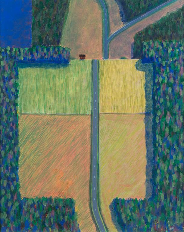 KRISTIAN KROKFORS, oil on canvas, signed and dated -89.