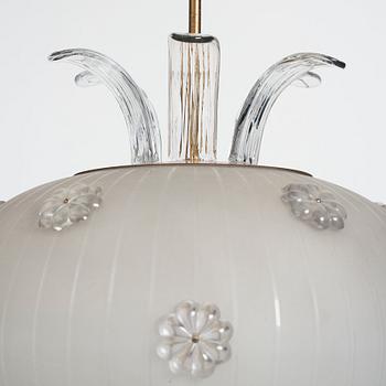 Harald Notini, a ceiling lamp, model "11556", Arvid Böhlmarks Lampfabrik, 1940s.