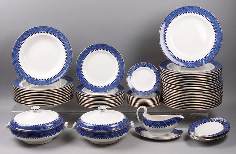 MATSERVIS, 60 delar, flintgods, Wedgwood, England. 1900-talets början.