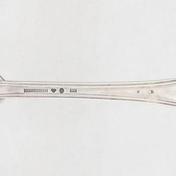 A collection of silver, including Gustaf Möllenborg, 19th century.