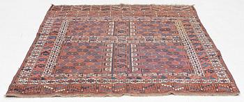 Matta, Yomuth, Enzi, Turkmenistan, 1800-tal. 170x135 cm.