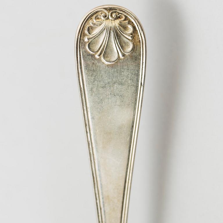 A Norwegian 20th century set of silver flatware, 51 parts. Marks of Theodor Olsen. Weight 2560 g.