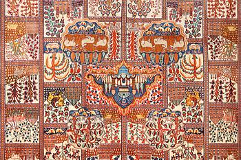 A Kashmar carpet, c. 391 x 291 cm.
