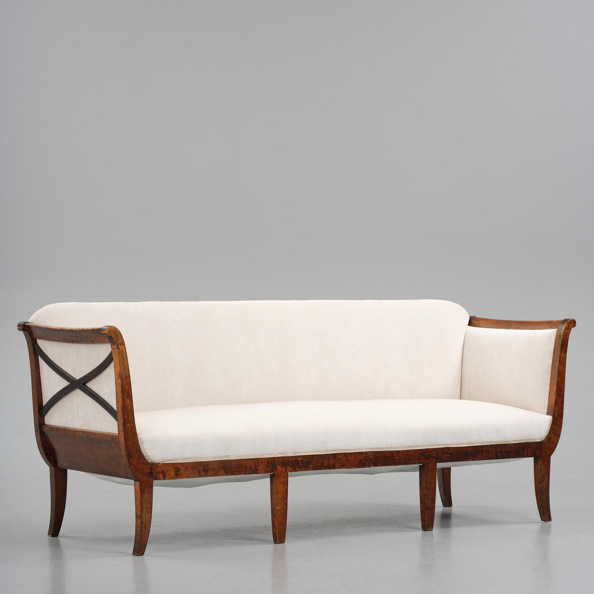 Carl Malmsten, soffa, Swedish Grace, Svenska Möbelfabrikerna, Bodafors, 1920-tal.