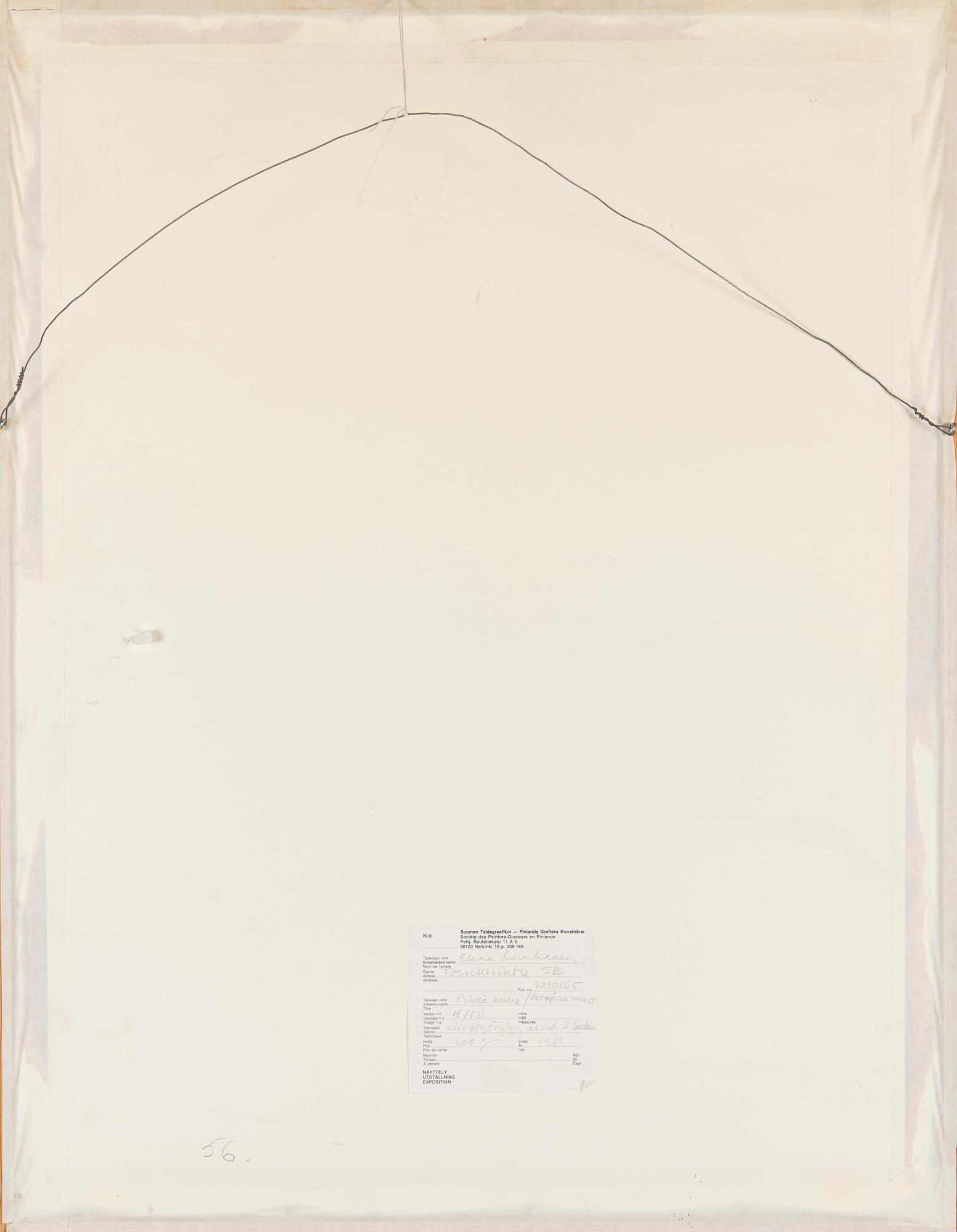 Elina Luukanen,  "Pimeä huone" (Dark Room).