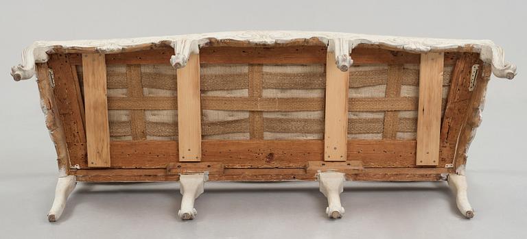 A Swedish Rococo 18th century sofa.