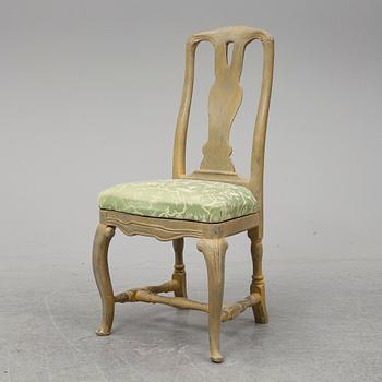 A mid 18th century late baroque chair.