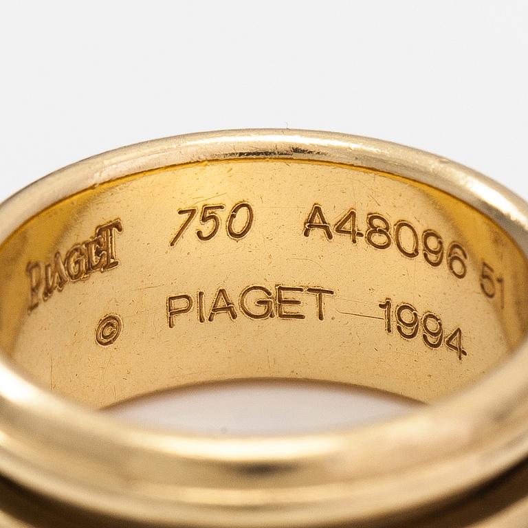Piaget, Sormus "Possession", 18K kultaa ja timantteja n. 0.06 ct yht. Merkitty Piaget 1994, A4809651.
