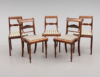 STOLAR, 5 st (3+2), senempire, 1800-talets mitt.