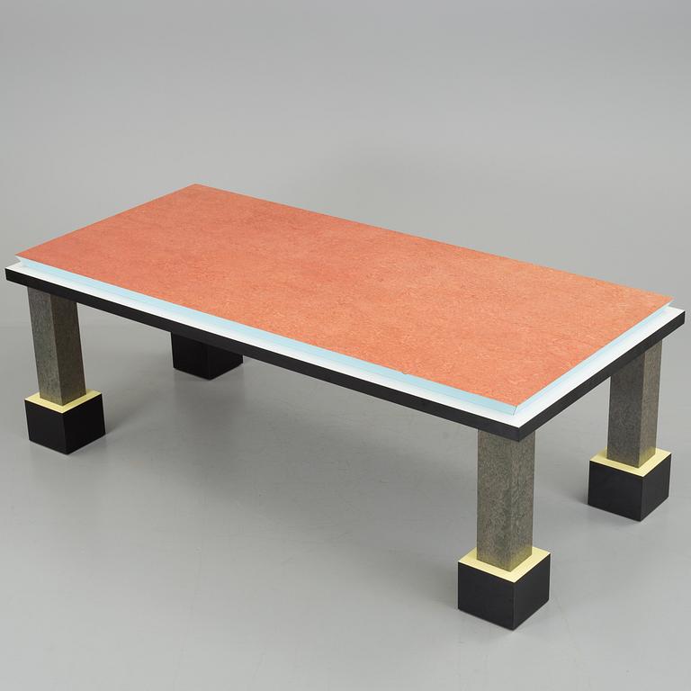 An Ettore Sottsass 'Palm Spring' table, Memphis, Italy.