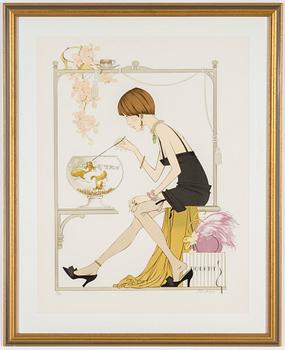 HENRI PHILIPPE NOYER, lithograph in colours, signed and numbered 143/180.