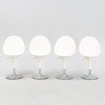 Stefano Giovannoni, a set of four 'Bombo chair', bar chairs, Magis, Italy.