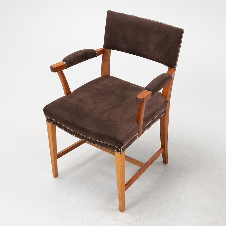 Josef Frank, a pair of model 695 armchairs, Firma Svenskt Tenn, Sweden.