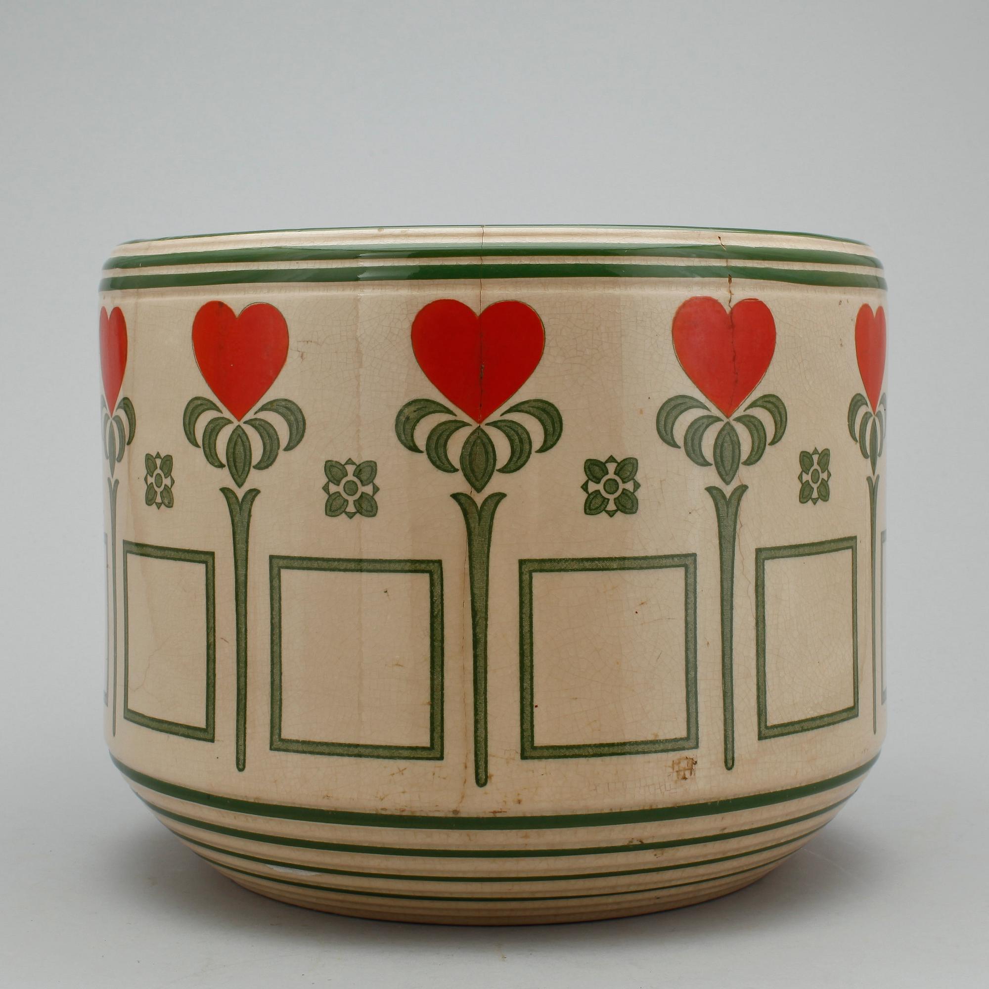 YTTERFODER, flintgods, Villeroy & Boch, tidigt 1900-tal.