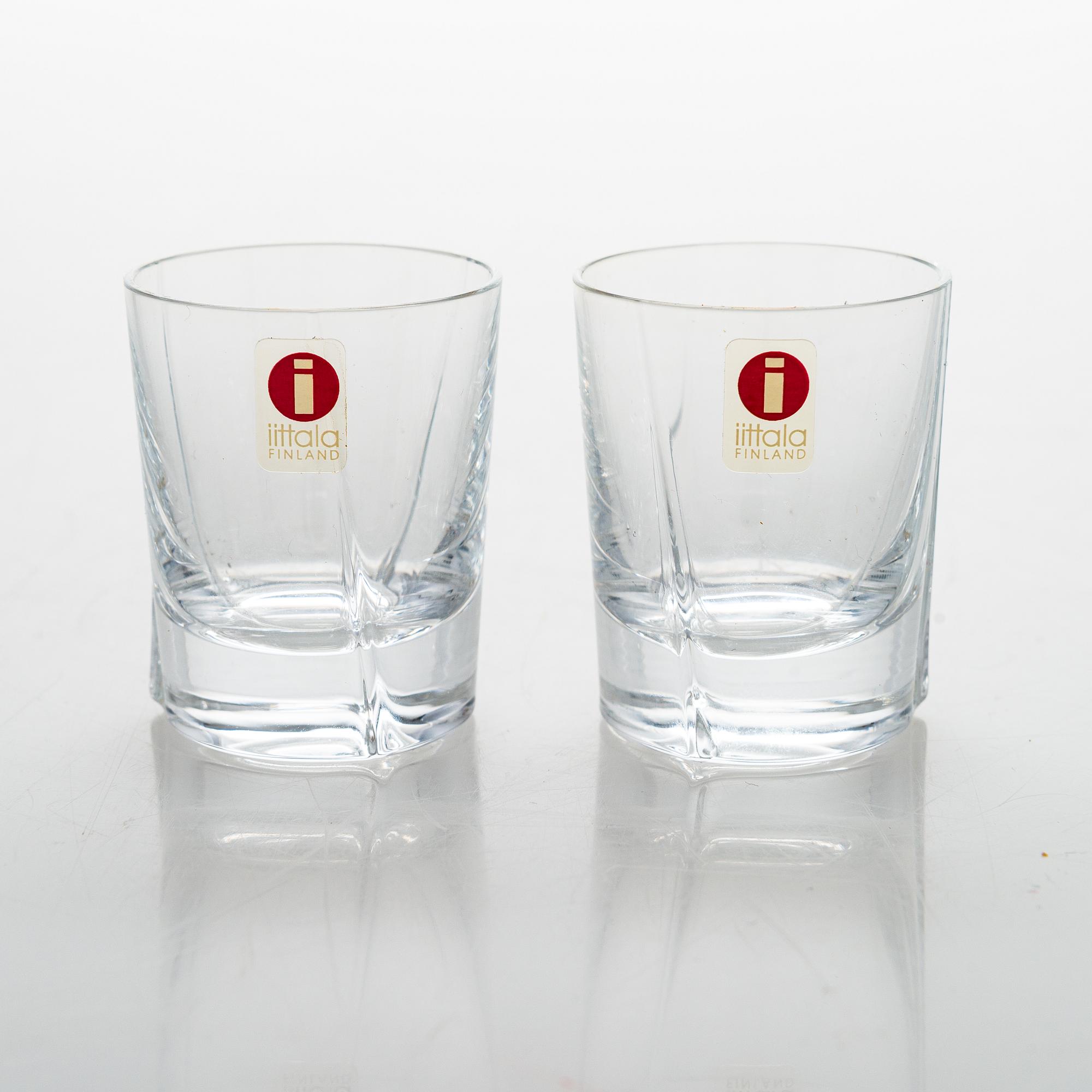 Tapio Wirkkala, snapsglas, 6 st, "Viva", Iittala.