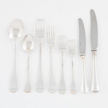 An 82-piece silver flat wear set, 2Svensk Rund", GAB, 1992-1997.