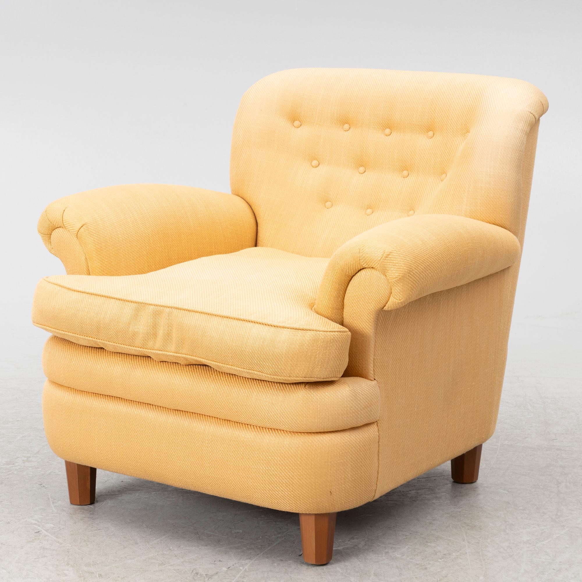 Josef Frank, fåtölj, modell 568, Firma Svenskt Tenn.