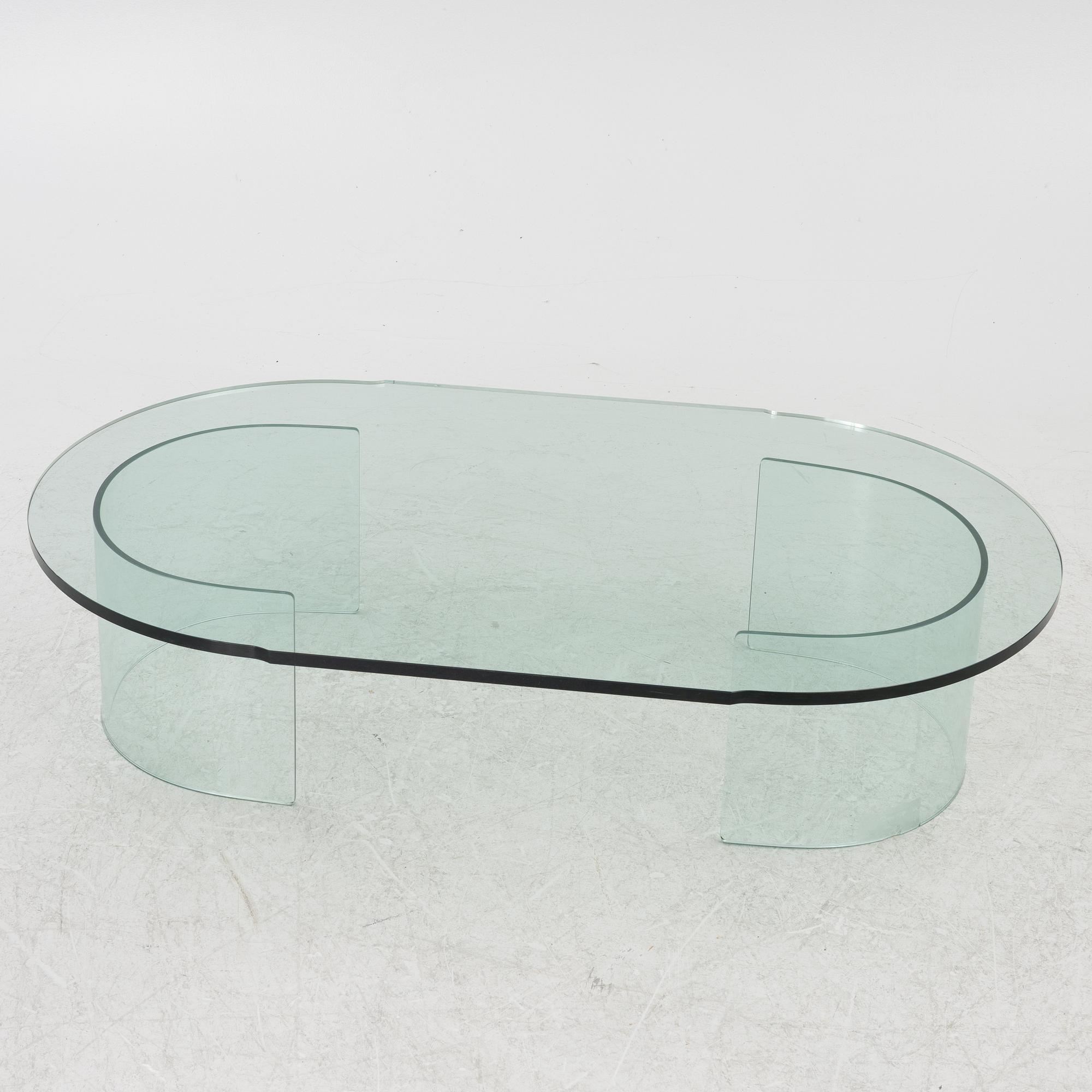 Soffbord, glas, samtida.