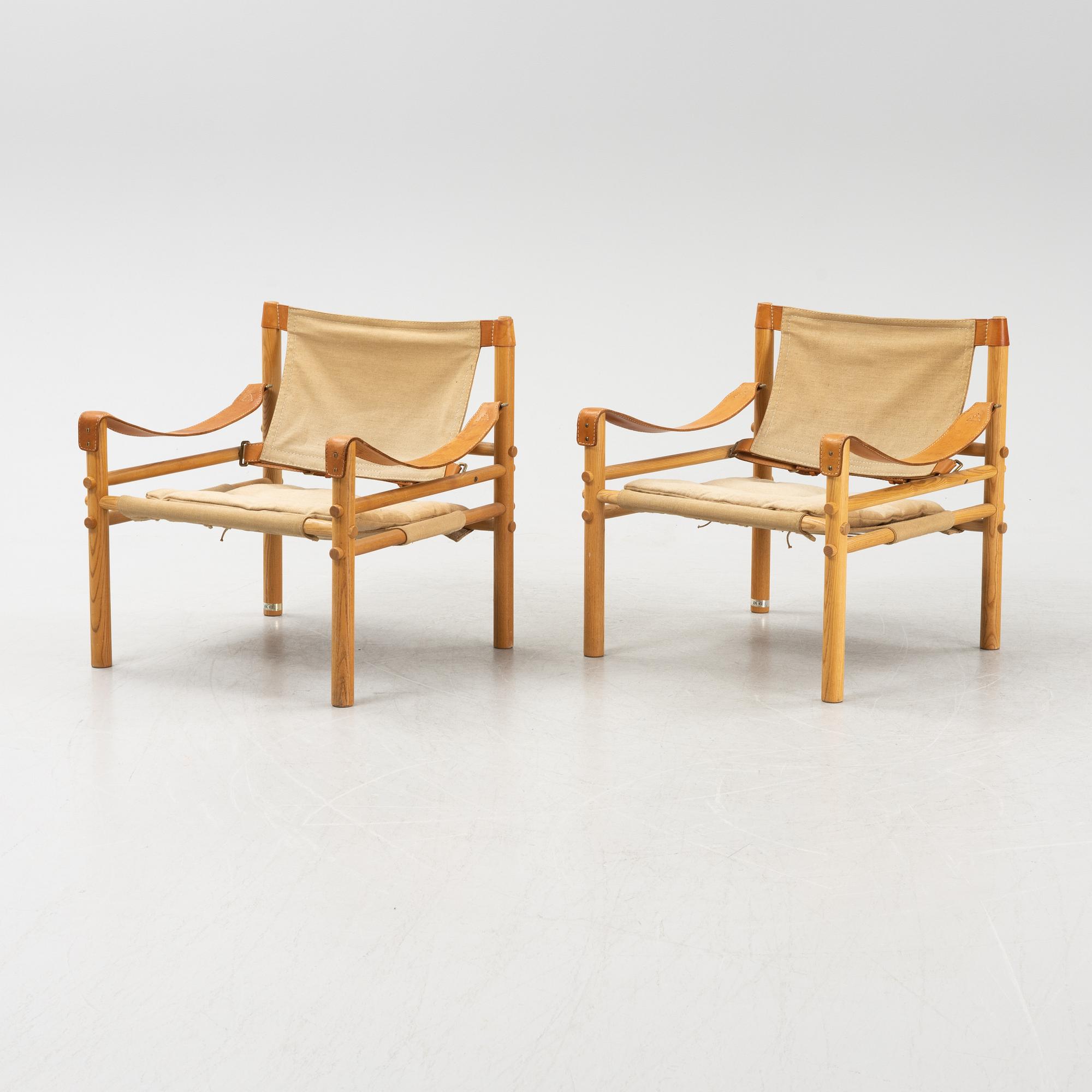 Arne Norell, fåtöljer, ett par, "Scirocco", karmstolar, Norell Möbler AB, formgiven 1964.