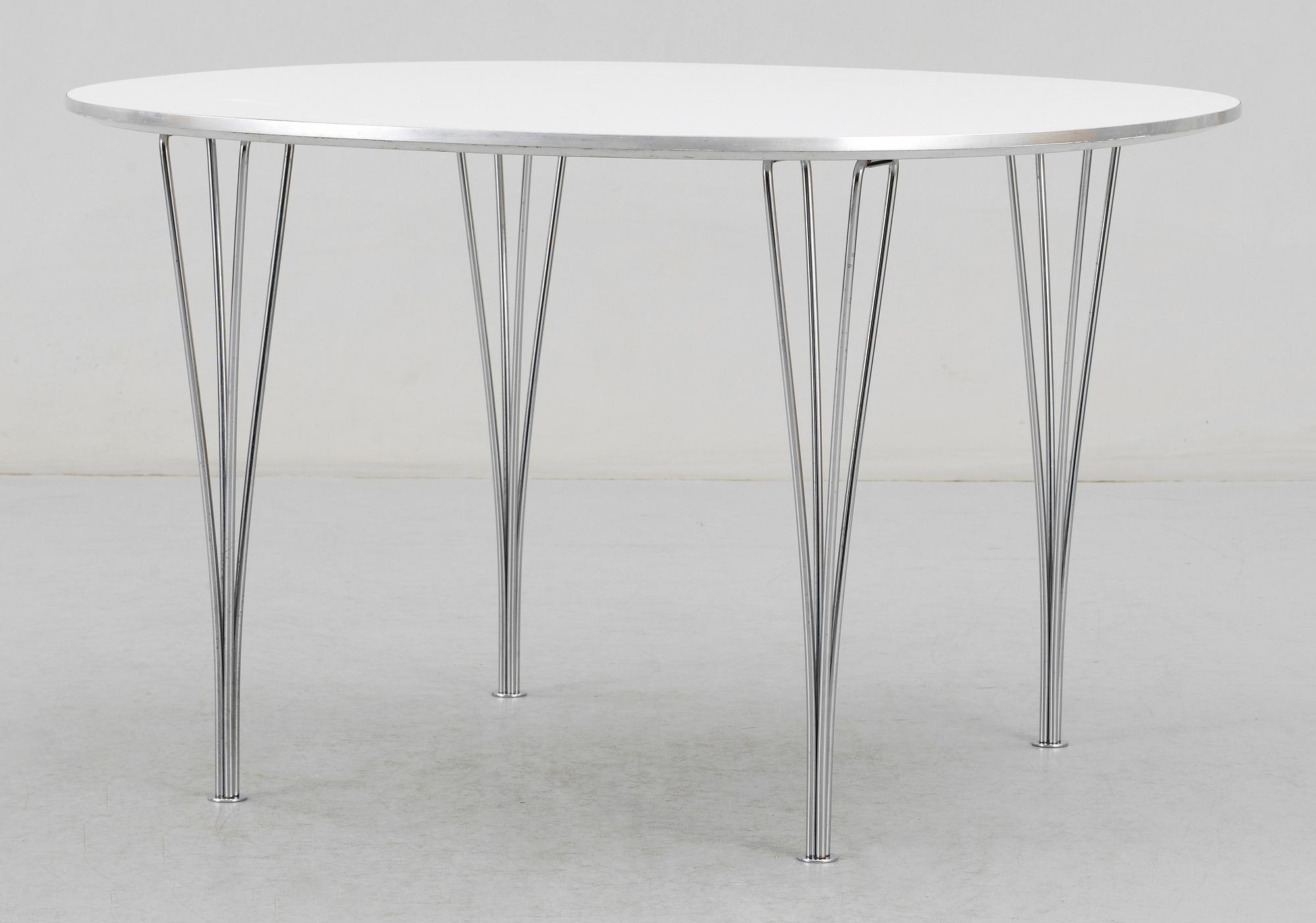 BORD, Superellips. Piet Hein och Bruno Mathsson för Fritz Hansen, 1987.