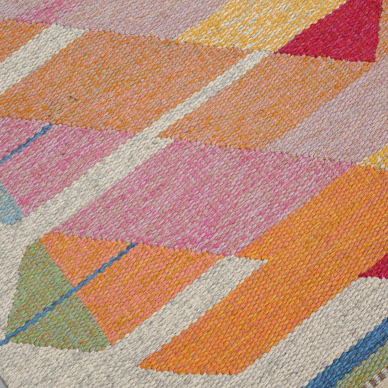 AGDA ÖSTERBERG, a flatweave, signed AÖ, model "Jakobs stege", 224 x 123 cm.