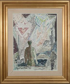 LENNART SEGERSTRÅLE, olja på duk, uppfodrad på skiva, sign. och dat. 1972.