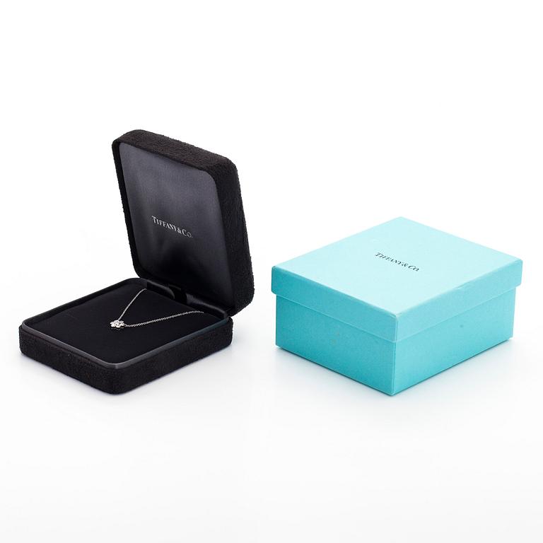 Tiffany & Co, kaulakoru, "Garden Flower", platinaa ja briljanttihiottuja timantteja.