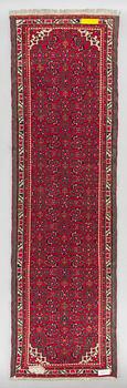 Two Oriental runners. Circa 312 x 93 cm and 230 x 104 cm.