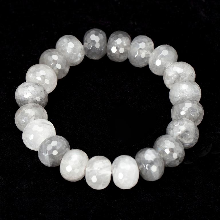ARMBAND, rökkvarts, elastiskt, nyproduktion.