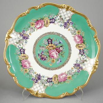 SKÅL på FOT samt FAT, porslin, "Pompadour", Rosenthal, Königsberg, Tyskland, 1900-talets mitt.