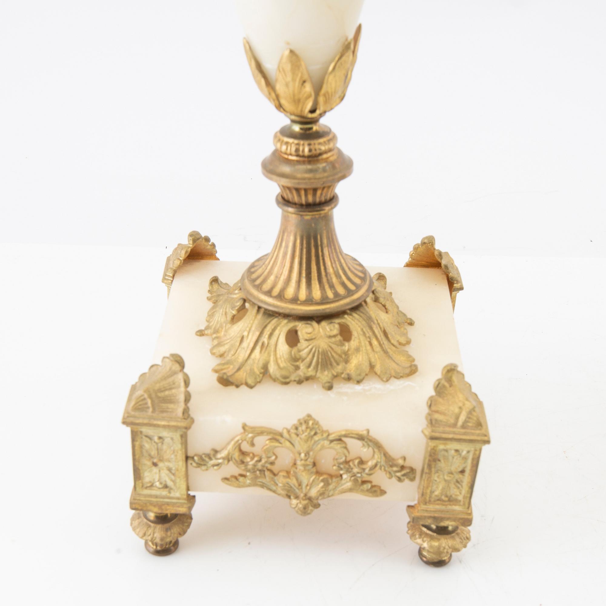 kandelabrar ett par sent 1800-tal.