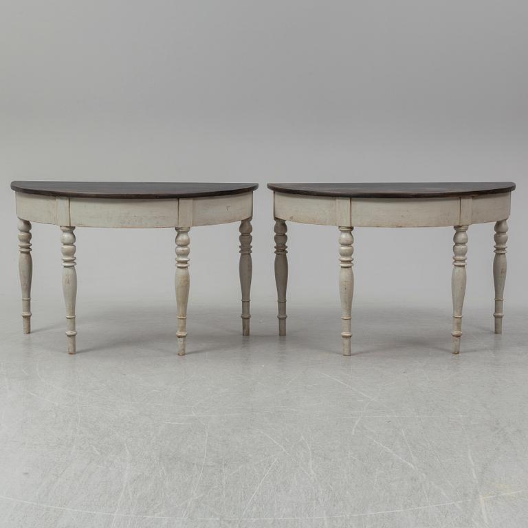 A pair of mid 19th Century tables.