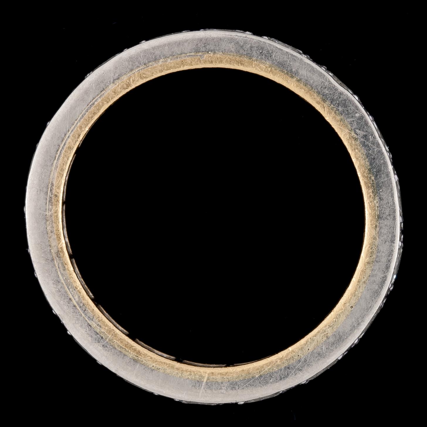 A brilliant cut diamond eternity ring, tot. app. 2.50 cts.