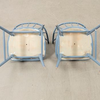 Armchairs, a pair "Florida", Bröderna Wigells Stolfabrik, second half of the 20th century.