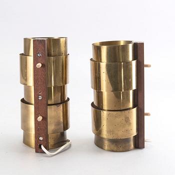 A pair of second half of 20th century wall lamps.