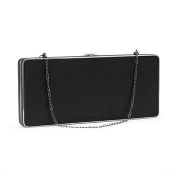 450. JIL SANDER, an black evening bag/clutch.