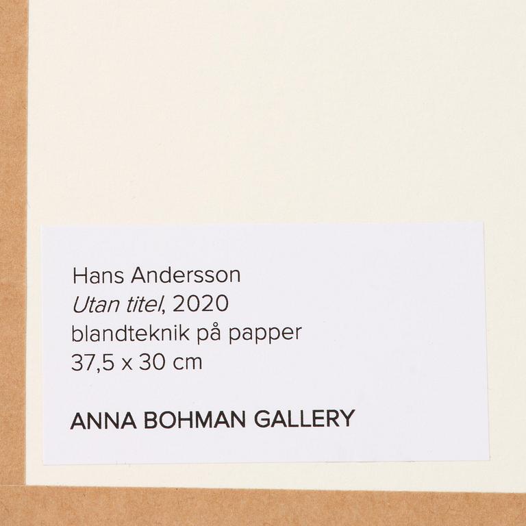 Hans Andersson, "Untitled".