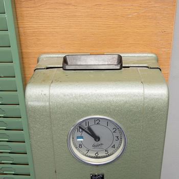 STÄMPELKLOCKA, Eriksson, omkring 1900-talets mitt.