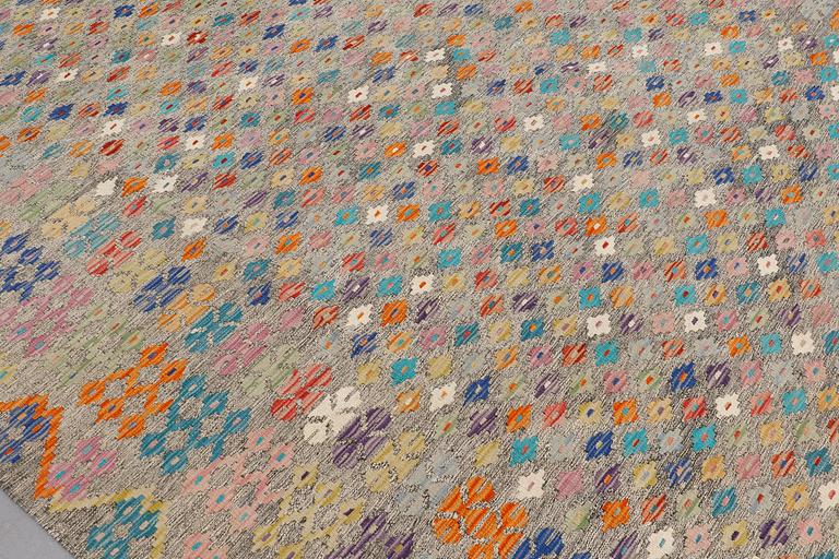 A carpet, Kilim, 341 x 256 cm.