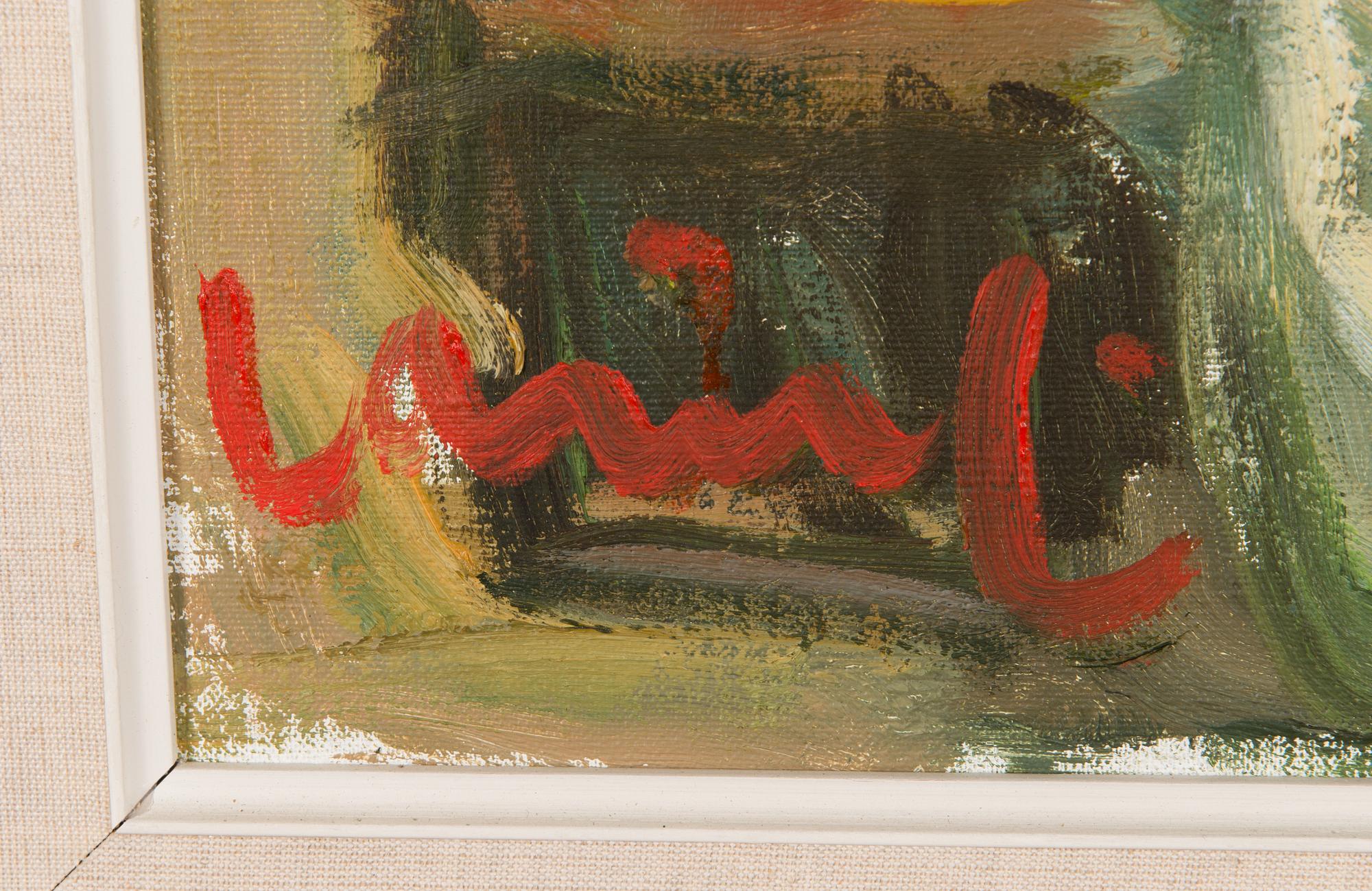 Olavi Laine, oil on canvas, signed.