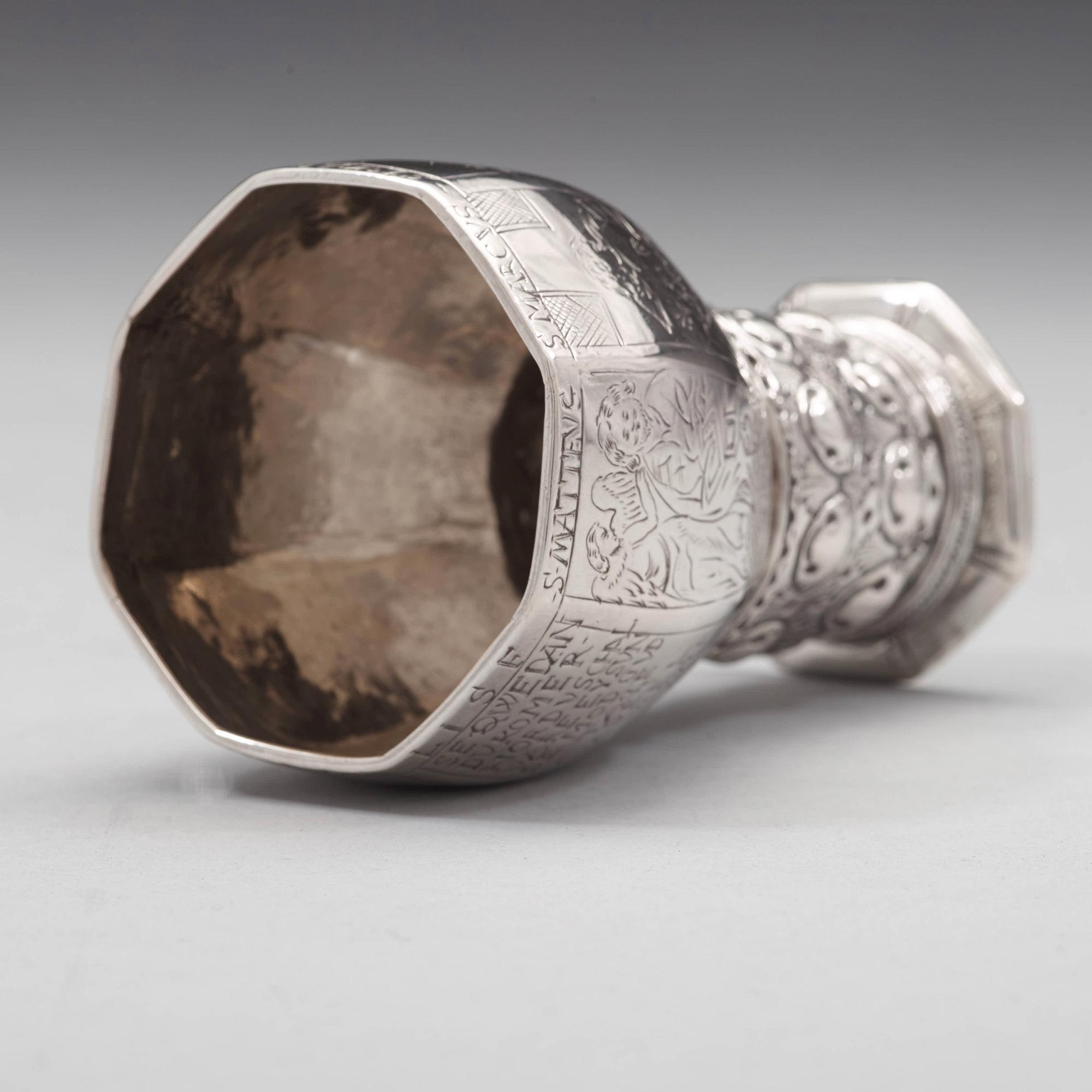 Oluf Jörgensen, remmare, silver, (verksam i Bergen 1650-1700).