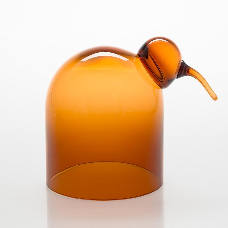 Oiva Toikka, a glass bird. Signed O Toikk Iittala.