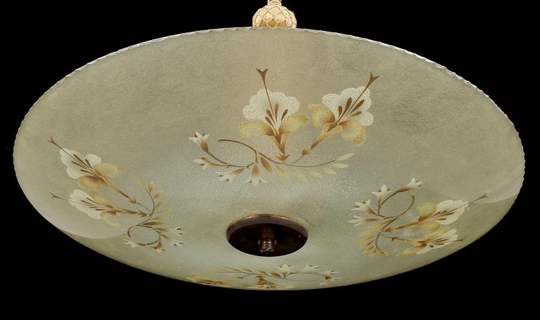 TAKLAMPA, art deco, 1930/40-tal.