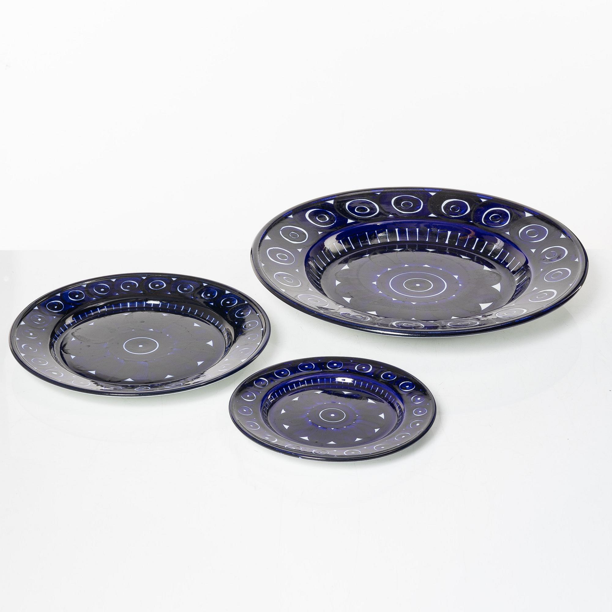 Ulla Procopé, mat- och teservis, 40 delar, porslin, "Valencia", Arabia, Finland.