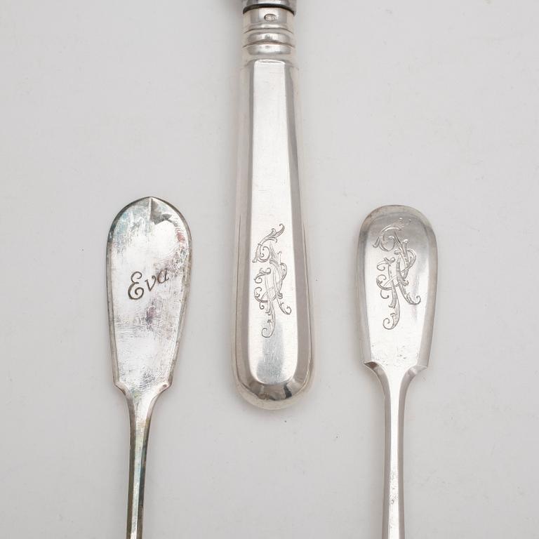 BESTICKSERVIS, 36 delar, silver, Ryssland, 1908-17. Vikt 3019 gram.