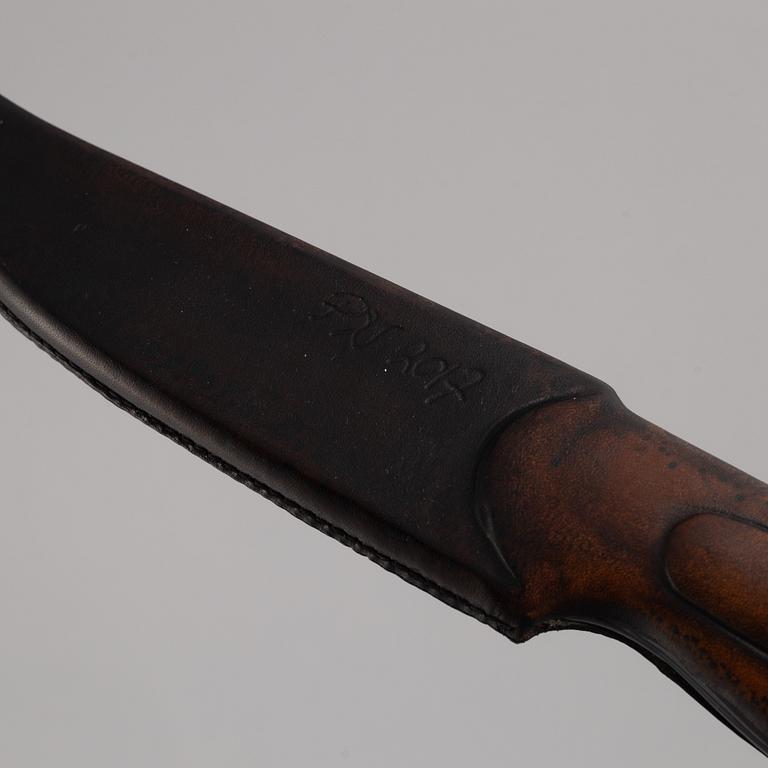 Patrik Nilsson & Mattias Styrefors, knife, "Dragon Knife", signed and dated 2017.
