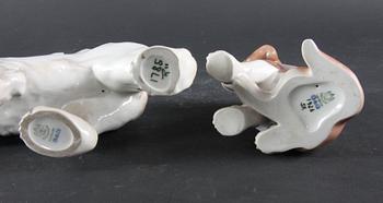 FIGURINER, 2 st, porslin, Bing & Gröndahl.